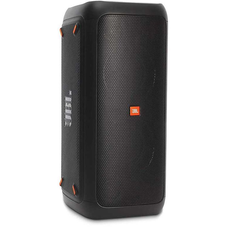 JBL PartyBox 300 Portable Bluetooth Speaker with Light Effects, 10000mAh Rechargeable Battery 18-hours Playtime, Built-in with Mic & Guitar Inputs - Black