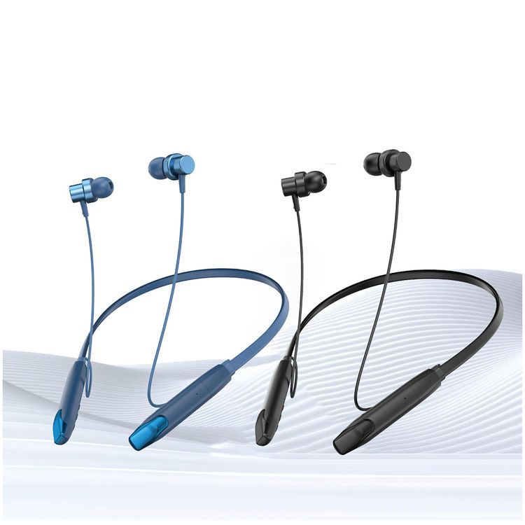 Green Lion Sevilla Wireless Neck Band Earphones with Control Buttons, Premium Sound, Comfortable to Wear, 1-2 Hours Charging Time, 20 Hours Playtime, 12m Effective Distance - Blue