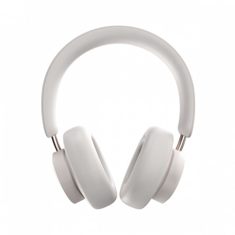 Urbanista Miami Headphones with Active Noise Cancellation, On-ear Detection, Ambient Sound Mode, Compatible with iOS & Android - Pearl White 