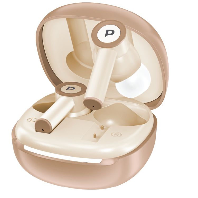 Powerology Saba In-Ear Earbuds with Active Noise Cancellation, Up to 5 Hours Battery Life, Bluetooth Version 6.0, Up to 10m Bluetooth Range,  Type-C Charging Port, Secure In-Ear Fit, Seamless Auto Pairing - White