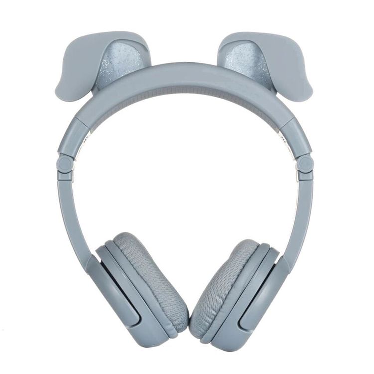 سماعات رأس للأطفال من BuddyPhones Playears مع BuddyLink للمشاركة، وحجم عصابة رأس قابل للتعديل، وتصميم قابل للطي، وعمر بطارية يصل إلى 24 ساعة - كلب