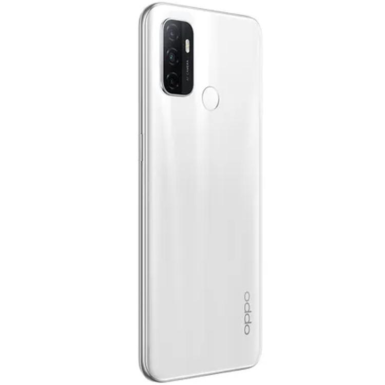 OPPO A53 Dual SIM Fairy White 4GB RAM 64GB 4G LTE, 90Hz Neo-Display |18W Fast Charging | 16MP AI Selfie Camera