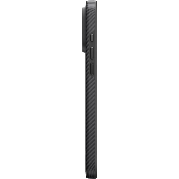 Pitaka Military Grade Case for iPhone 16 Pro, Military-Grade Shockproof Case, Built-in NFC, Raised Camera Lip, MagSafe Compatible - Black / Gray