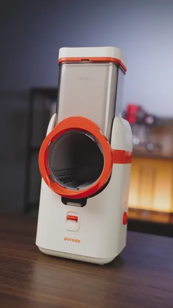 Porodo Lifestyle Vegetable Cutter in UAE | 80W Rated Power, Slice, Shredder & Grater - White | (PD-LSVEGC-WH)