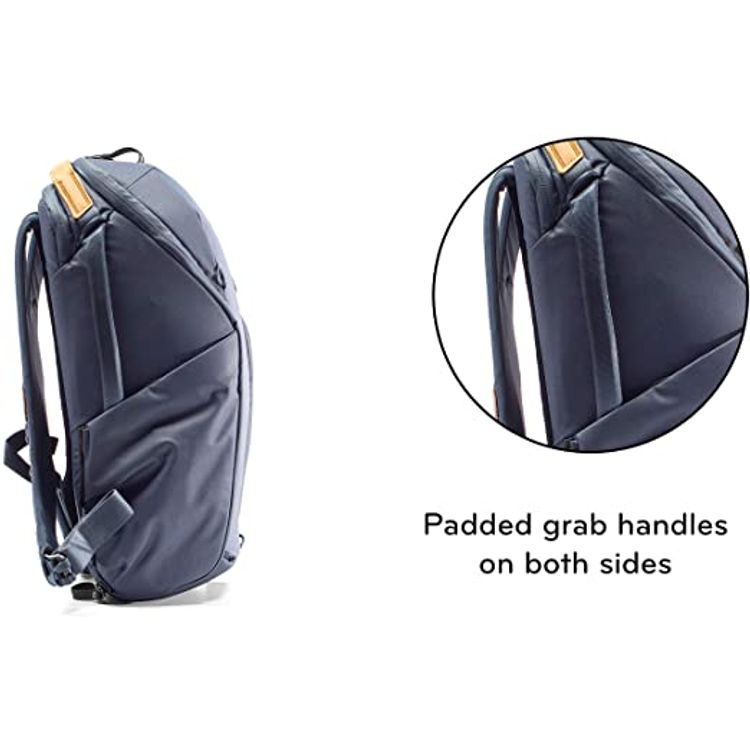 Peak Design Everyday Backpack 20L Zip, BEDBZ 20 MN 2, Medium - Midnight Blue - Ash - 8.2 Inch