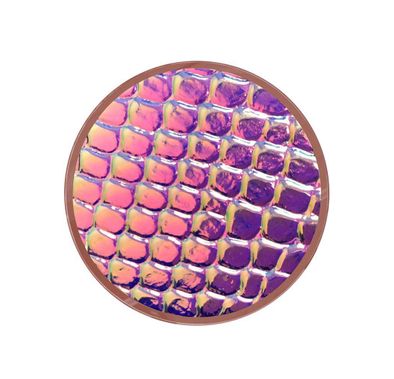 Nuckees Funky Design Stand and Grip with Snug-hug Technology Compatible for Smartphones -  Magnetic Mount Friendly Kickstand - 360° Viewing - 4-way Locking Stand - Pink Iridescent