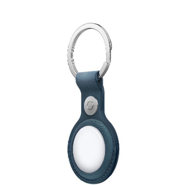 Apple AirTag FineWoven Key Ring - Pacific Blue