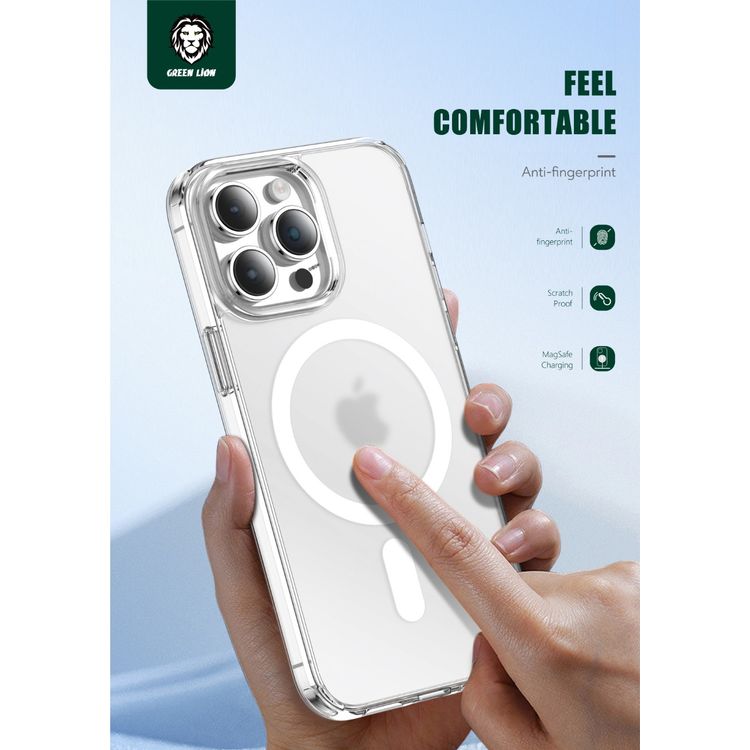 Green Lion Anti-Shock Magnetic Pro iPhone 14 Pro - Clear