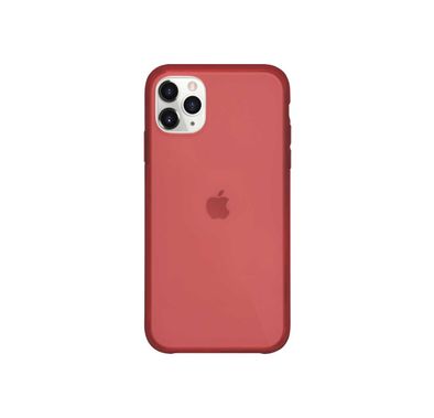 Porodo Fashion Clear Case For iPhone 11 Pro - Red