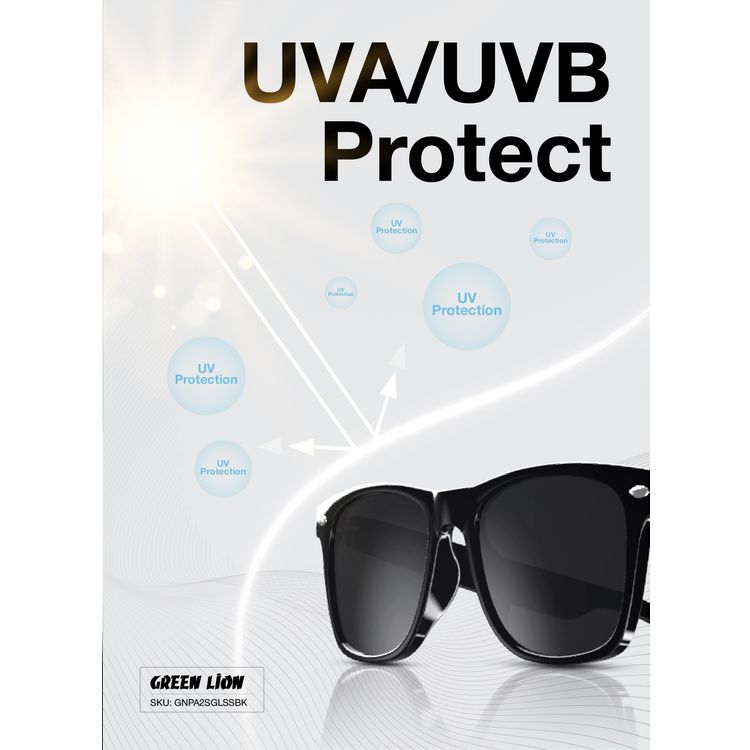 Green Lion Paris 2 Smart Glass with 4-6 Hours Working Time, Bluetooth Version 5.3, 80mAh Battery Capacity, 15m Bluetooth Range, 180 Hours Standby Time, Magnetic Charger, 1.5 Hours Charging Time, Built-in Microphone, UVA & UVB Protection, Touch Control - Black