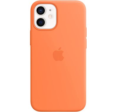 Apple iPhone 12 Mini Silicone Case with MagSafe - Kumquat