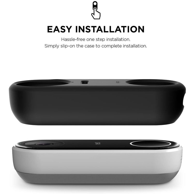 Elago Silicone Case for Nest Hello Doorbell,High Quality, Durable Silicone,Easy to Install,UV Light Protection,Weather Elements Protection,Dust & Scratches Resistant - Jean Indigo