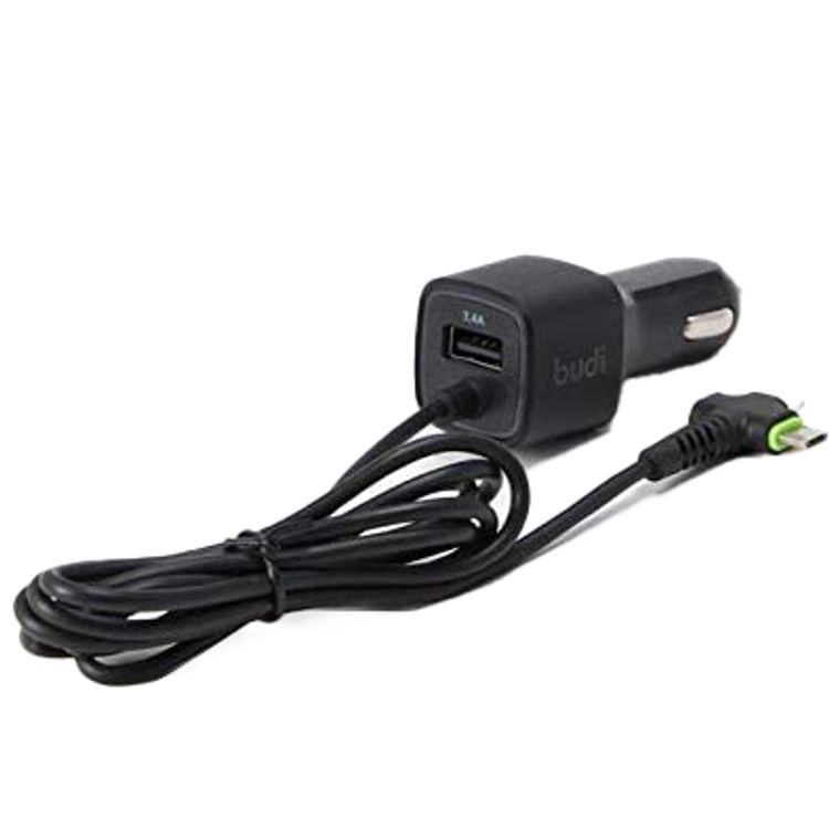 Budi Car Charger With 3 in 1 Cable 17W