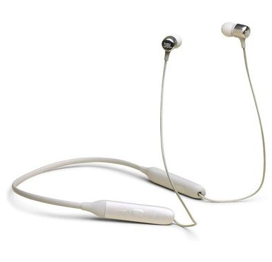 JBL Live 220BT Refurbished In-Ear Neckband Wireless Headphones with Voice Control, 10-hours Battery Life, 4-button Remote with Microphone - White