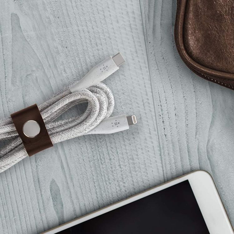 Lightning To USB-C Cable BELKIN F8J243bt04-WHT BOOST CHARGE USB-C Cable-White