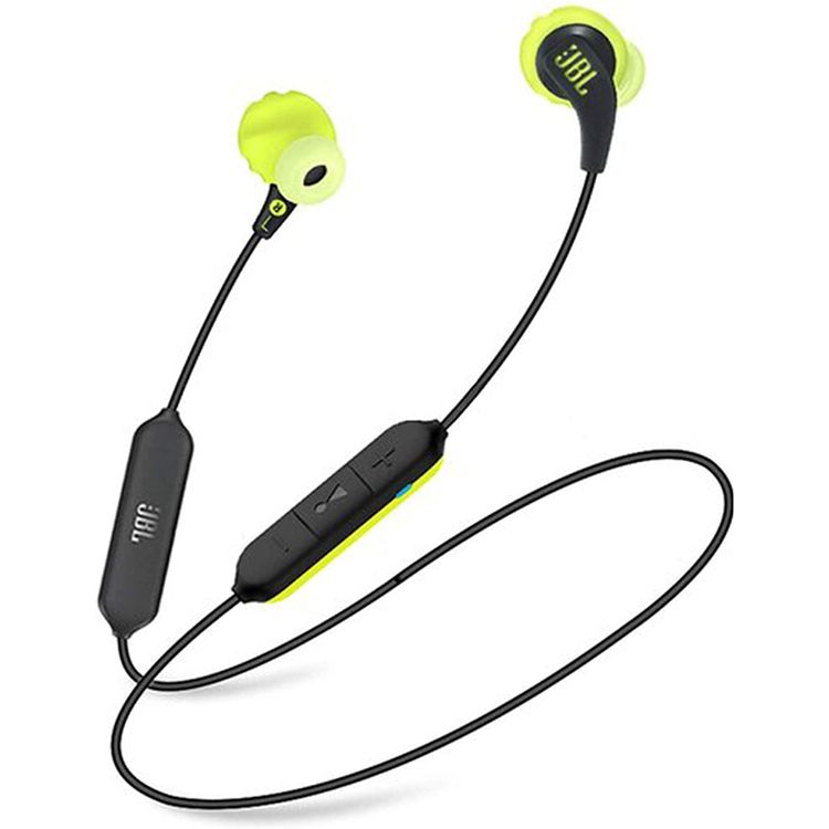 JBL Endurance Run BT Sweat Proof Wireless in-Ear Sport Headphones, Wireless Bluetooth Streaming Flip Hook Design, IPX5 Sweatproof, Hands-free Calling - Green