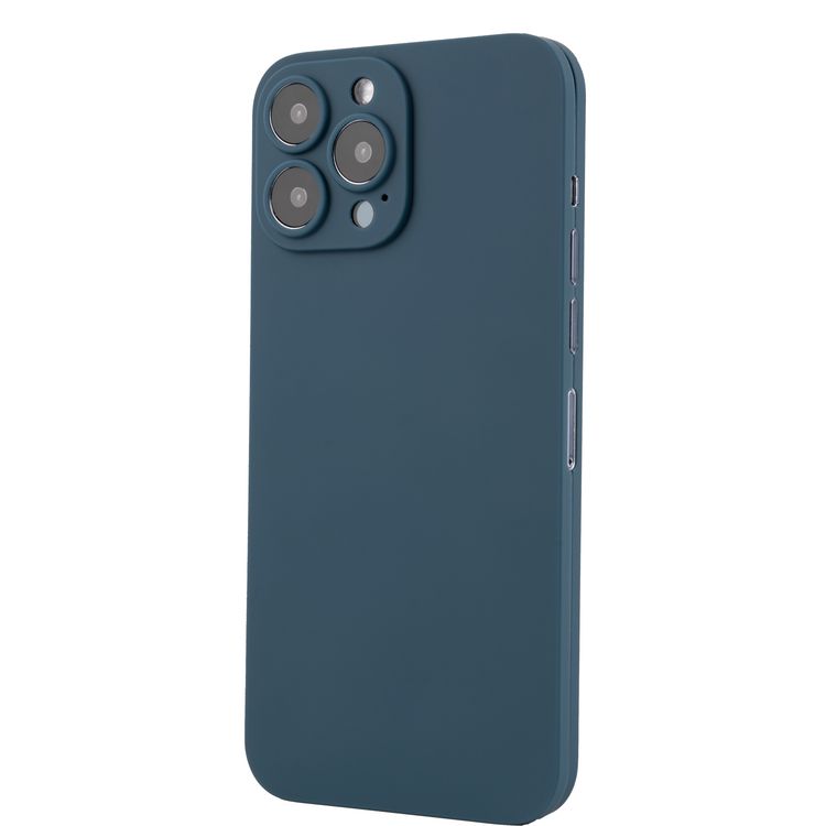 Devia 2 in 1 Ultra-Thin Tempered Glass Protective Case for iPhone 13 Pro Max (6.5") Screen Guard Anti Scratch, 360 Full Body Screen Protector with Alignment Frame Blue