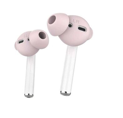 AhaStyle Silicone Cover for Airpods ( 3 Large Pairs ) - Pink