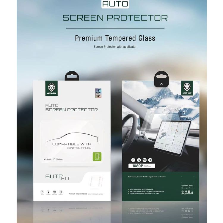 Green Lion Auto Screen Protector with Applicator, 