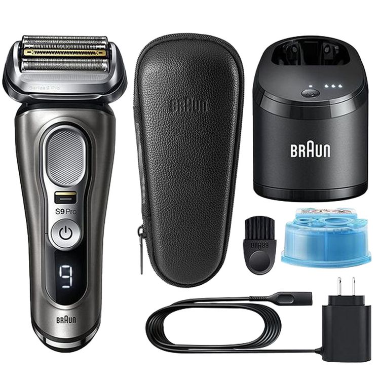 Braun Series 9 Pro 9465CC Wet & Dry Shaver  - Silver