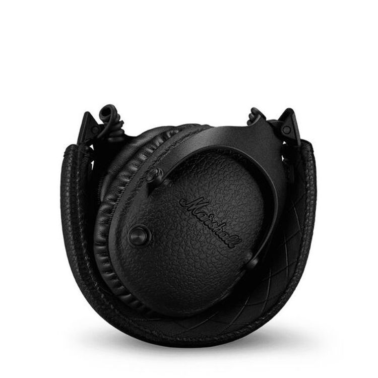 Marshall Monitor III ANC Headphones with Carrying Case, Up to 100 Hours Battery Life, Customizable M Button, Bluetooth 5.3, Adaptive Loudness, 2.5 Hours Charging Time - Balck