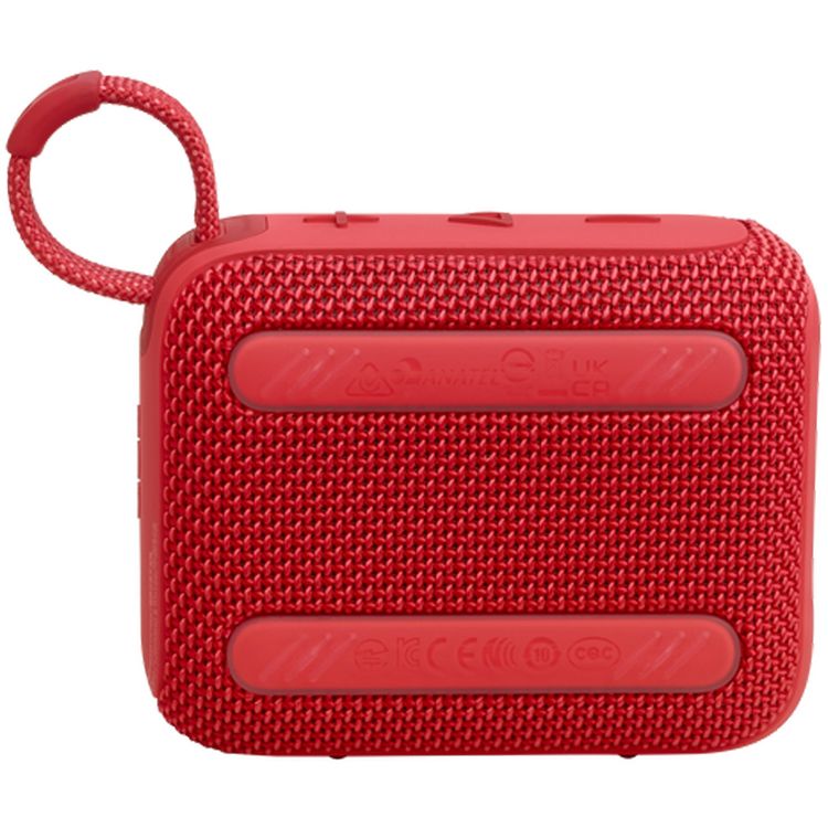 JBL Go4 Portable Wireless Speaker, 7 Hours Music Play Time, Water Proof & Dust Proof, Bluetooth Version 5.3, Rechargeable Battery, Vibrant Color Options, JBL Pro Sound - Red