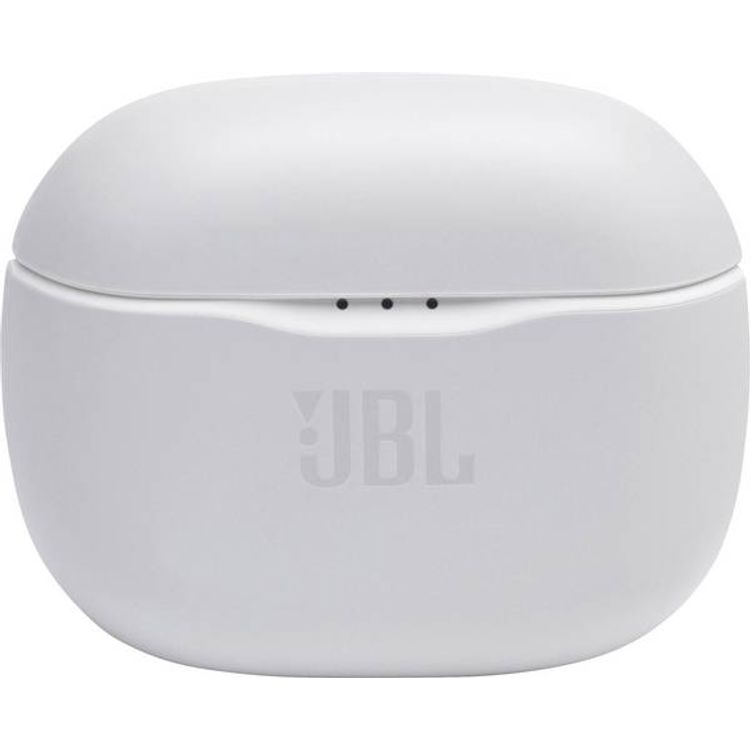 JBL Tune125TWS Truly Wireless Bluetooth In-ear Headphones, Pure Bass Sound Earbuds, 32-hours Battery Life, Dual Connect - White