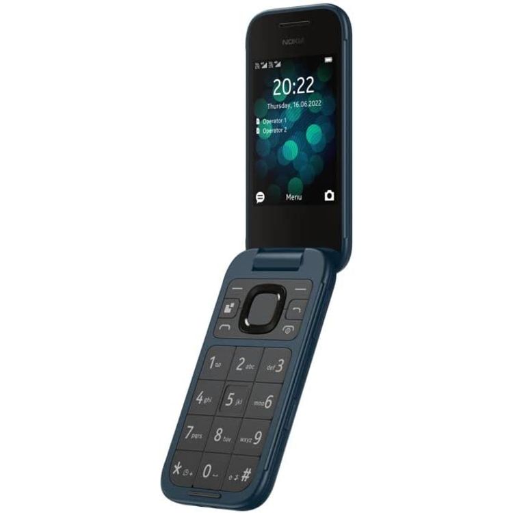 Nokia 2660 Flip 4G, Dual SIM  - BLUE MIDDLE EAST VERSION