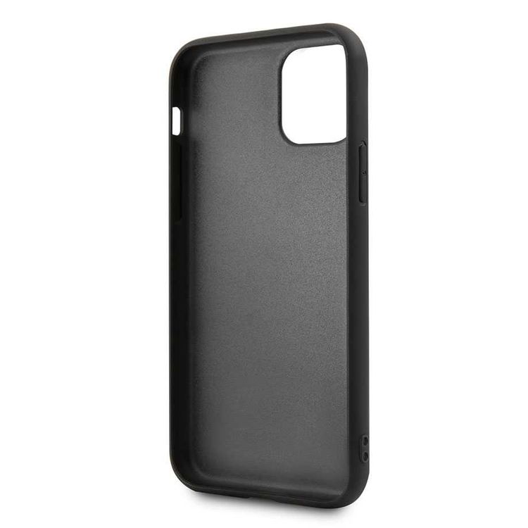 BMW Hard Case Leather Lines Compatible with iPhone 11 Pro, Full Protection, Accurate Cutouts Easy Access to All Ports, Scratch Resistant - Navy