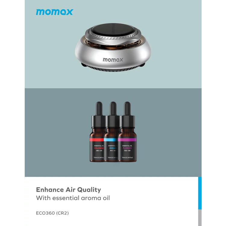 Momax Eco 360 Solar Car Aroma Diffuser