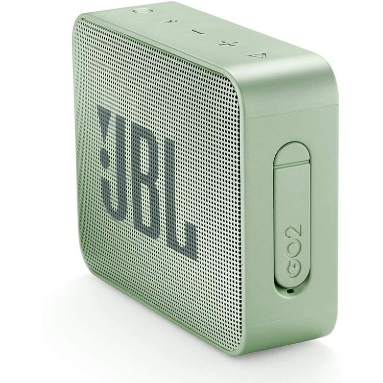 JBL GO 2 Portable Wireless Bluetooth Speaker, 5-hours Playtime, IP67 Waterproof Feature, Speaker Built-in Noise-Cancelling Speakerphone - Mint