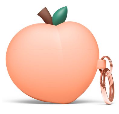 Elago Peach Case Compatible with Airpods Pro and Supports Wireless Charging - Pink