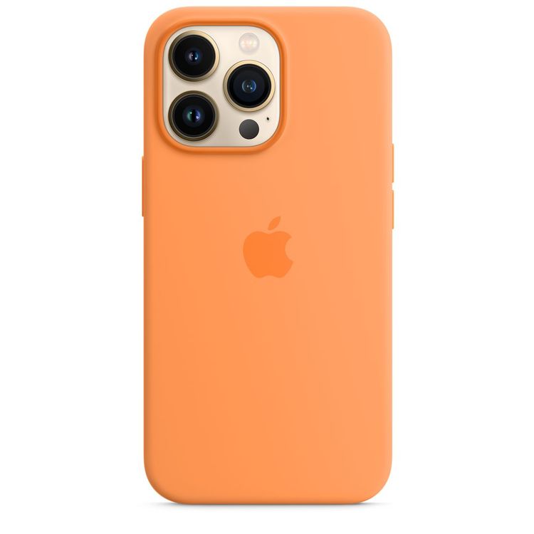 Apple Silicone Case with MagSafe Compatible for iPhone 13 Pro (6.1") – Marigold