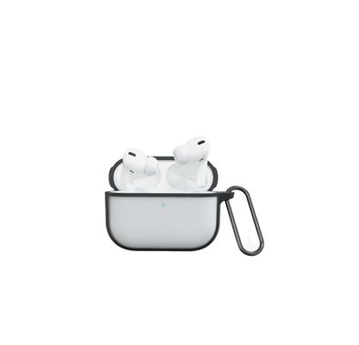 Green Lion Berlin Series Hybrid PC & TPU Protective Case for AirPods 3, Drop Protection, Scratch-Resistant, Wireless Charging Compatible, Carabiner Clip Included, 360° Full Protection, Protective Bumper Design - Gray