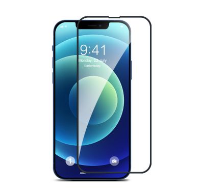 Devia Van Series Full Screen Silicone Edge Twice-Tempered Glass Compatible for iPhone 13 Pro Max (6.7") Easy Installation, Anti-Scratch , Screen Guard with Alignment Frame, Full Coverage Screen Protector