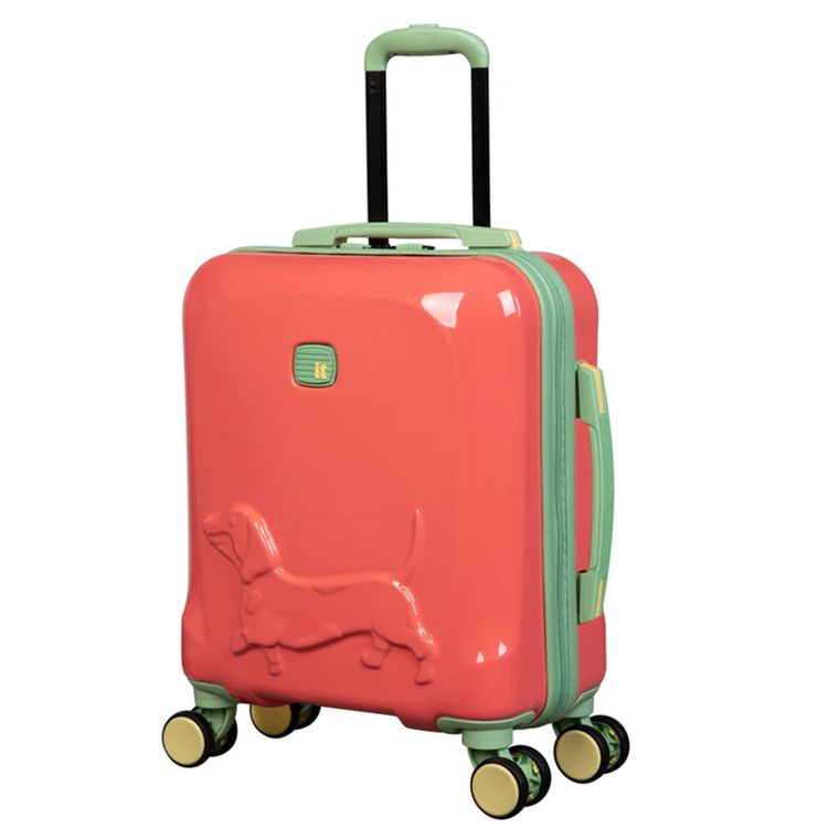 it Luggage Kids Model Daxie Luggage, Handy Top and Side Carry Handles, Telescopic Trolley Handle, 8-Wheel Spinner System, Underseat Size, 24L Capacity