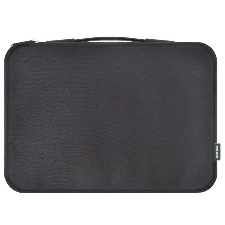 Green Lion Sleeve Laptop Handbag - Black