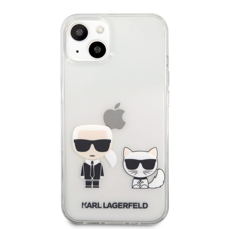 Karl Lagerfeld PC/TPU Hard Case Ikonik Choupette For iPhone 13 (6.1 ) - Transparent