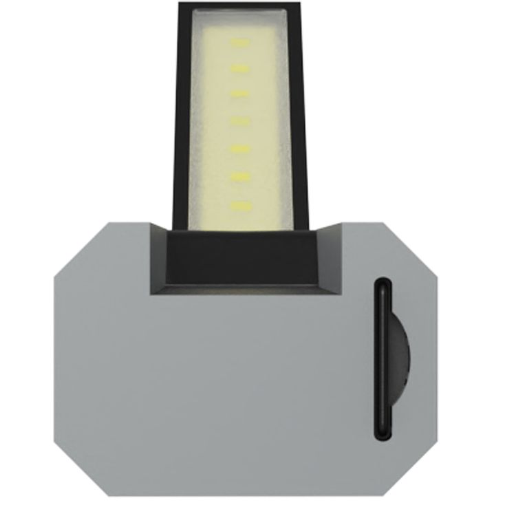Lifestyle By Porodo 2 in 1 Foldable Outdoor Flashlight - Black