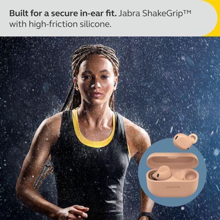 Jabra Elite 8 Active True Wireless Earbuds, Active Noise-Cancellation, Mono Mode, Up to 56 Hours Battery Life, Up to 10 m Operating Range, Up to 3 Hours Charging Time  - Caramel