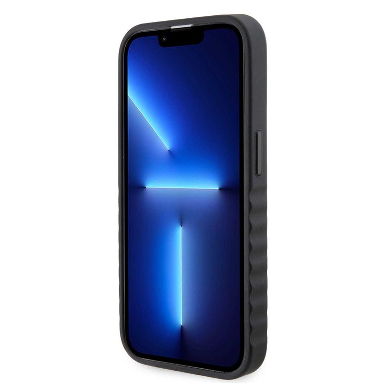 Mercedes-Benz iPhone 15 Pro Max For Smooth Genuine Leather Case - Black