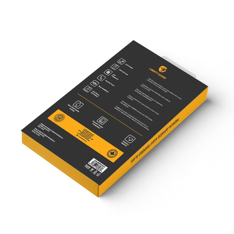 Liberty Guard Full Cover Clear Rounded Edge for iPad Pro(10.9/11) with Anti Shock & Anti Impact, Nano Electroplate Coating, Anti Fingerprint - Clear