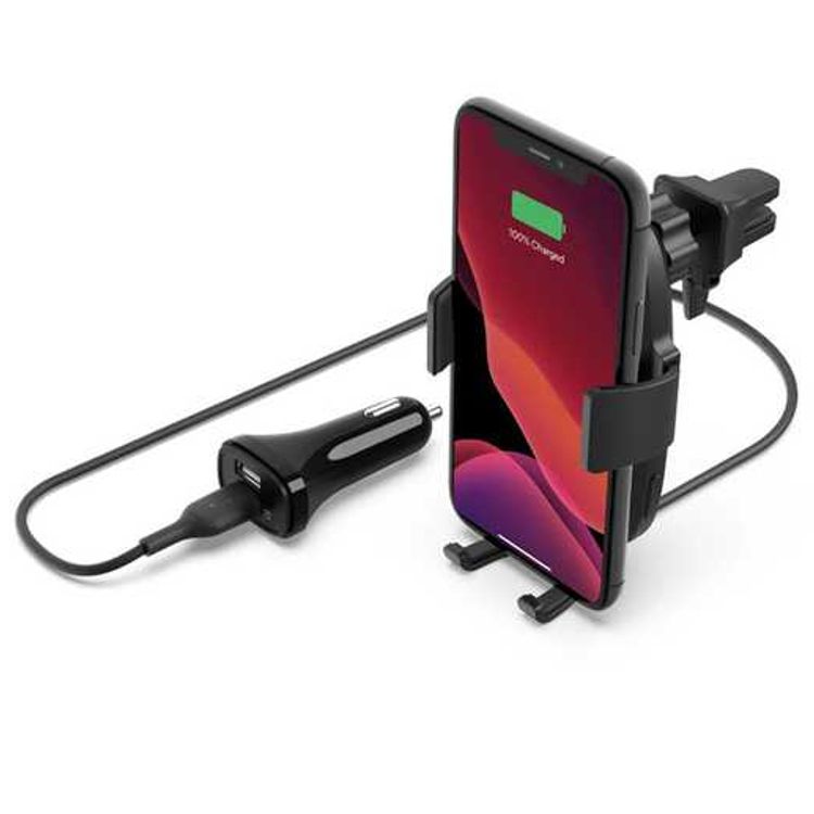 Wireless Car Charger Belkin WIC001btBK Wireless Car Charger with Vent Mount - Black