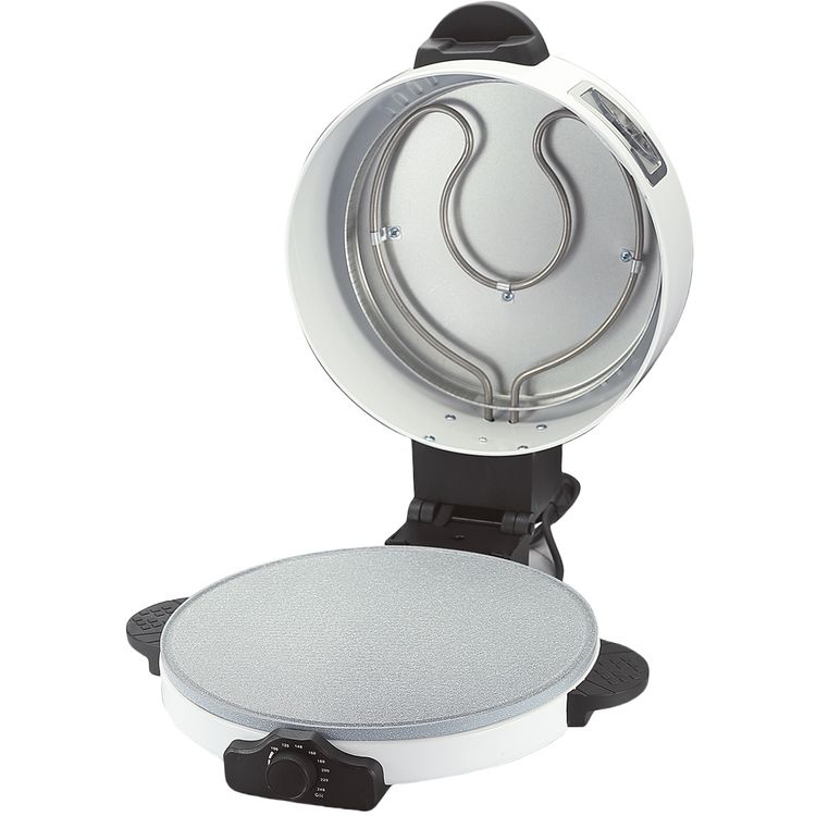 Green Lion Classic Bread Maker with Aluminum Alloy & Stainless Steel Material, 1.5m BS Plug Power, 100-240°C Temperature Level, Non-Stick Coating Plate, Dishwasher Safe, Quick Heating Element - White