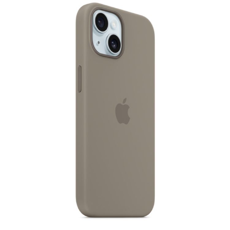 Apple iPhone 15 Silicone Case with MagSafe  - Clay