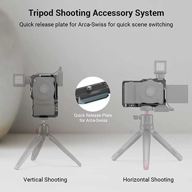 SmallRig Camera Cage for Sony ZV-E10 3531 - Black