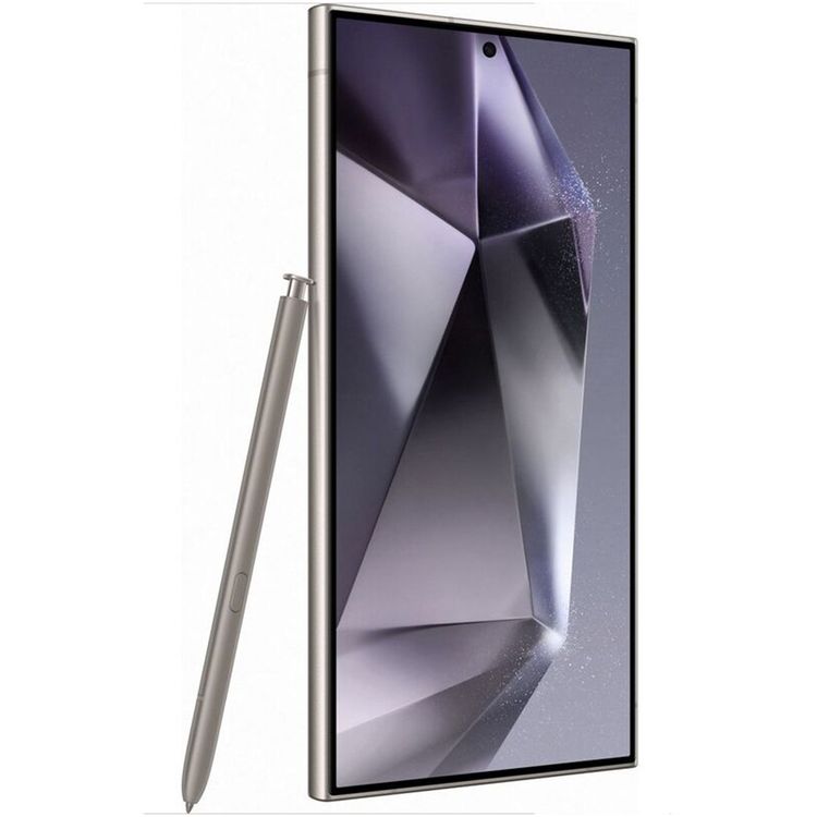 هاتف سامسونج جالاكسي إس 24 ألترا الذكي بتقنية شبكة الجيل الخامس، وقلم S Pen مدمج، وشاشة Dynamic AMOLED 2x مقاس 6.8 بوصة، وذاكرة وصول عشوائي (RAM) سعة 12 جيجابايت، وسعة تخزين 1 تيرابايت، ودقة كاميرا 200 ميجابكسل، ومعالج ثماني النواة، وشريحة eSIM مزدوجة، وبطارية تدوم طويلاً - بنفسجي تيتانيوم