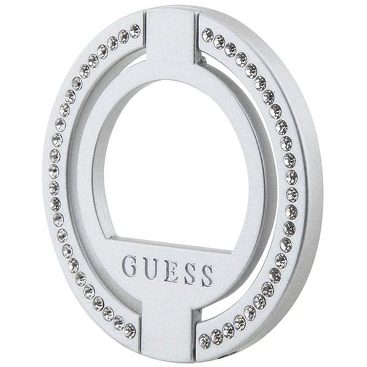 Guess Magsafe Ringstand with Rhinestones - Silver