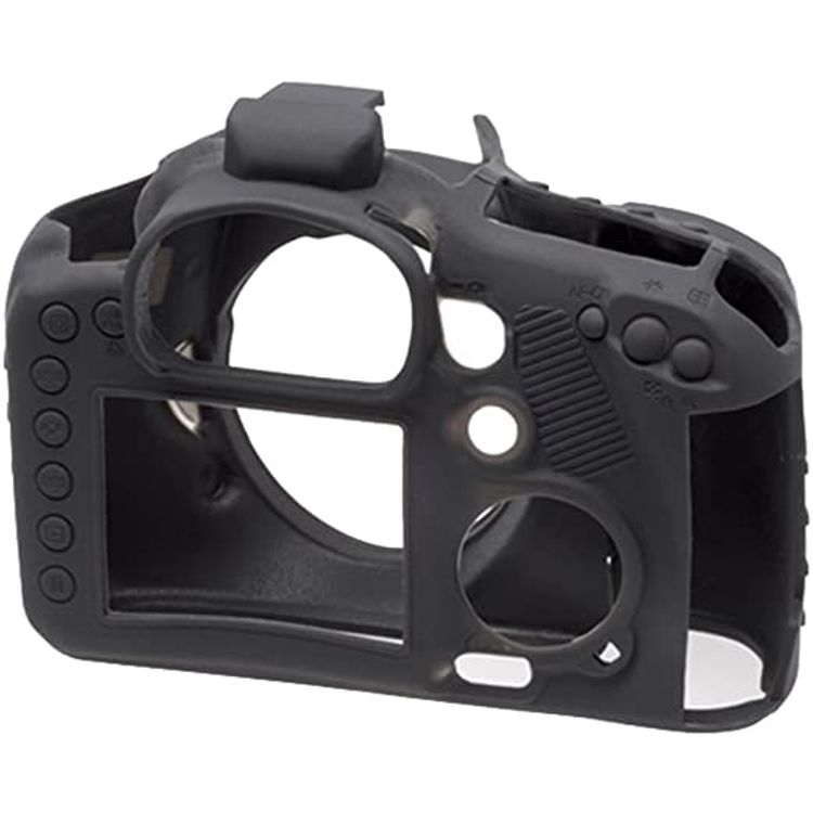 EasyCover Silicone Armor Skin Case Cover Protector for Canon 7D Mark 2 Camera - Black