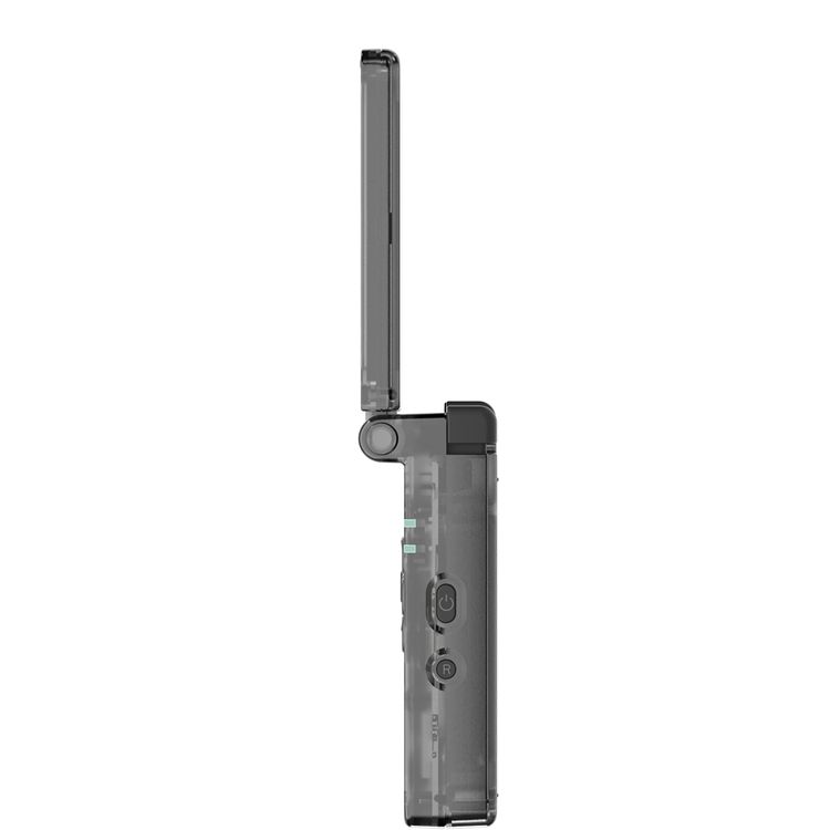 وحدة تحكم الألعاب جرين ليون جي بي برو فولد مع معالج ثنائي النواة G31 MP2 GPU، محرك اهتزاز، مخرج HDMI، دعم بطاقة TF تصل إلى 512 جيجابايت، شاشة IPS بحجم 3.5 بوصة، دقة 640×480 بيكسل، بطارية 3300 مللي أمبير، وقت عمل 8 ساعات - شفاف أسود.